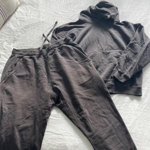 Grey tkees outfit (hoodie and joggers)